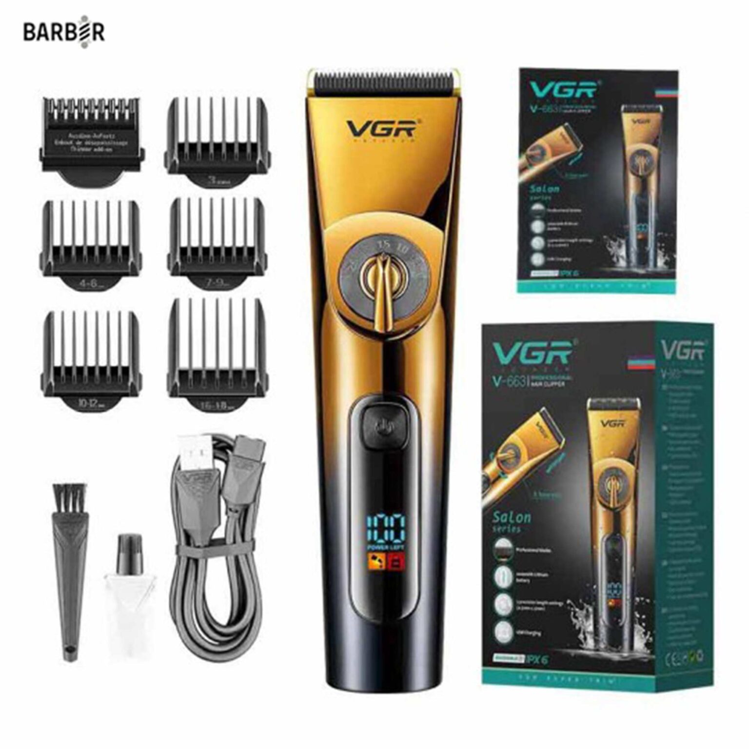 ماشین اصلاح VGR V- 663 مشخصات قيمت خريد تخصصی تجهیزات .، باربشاپ