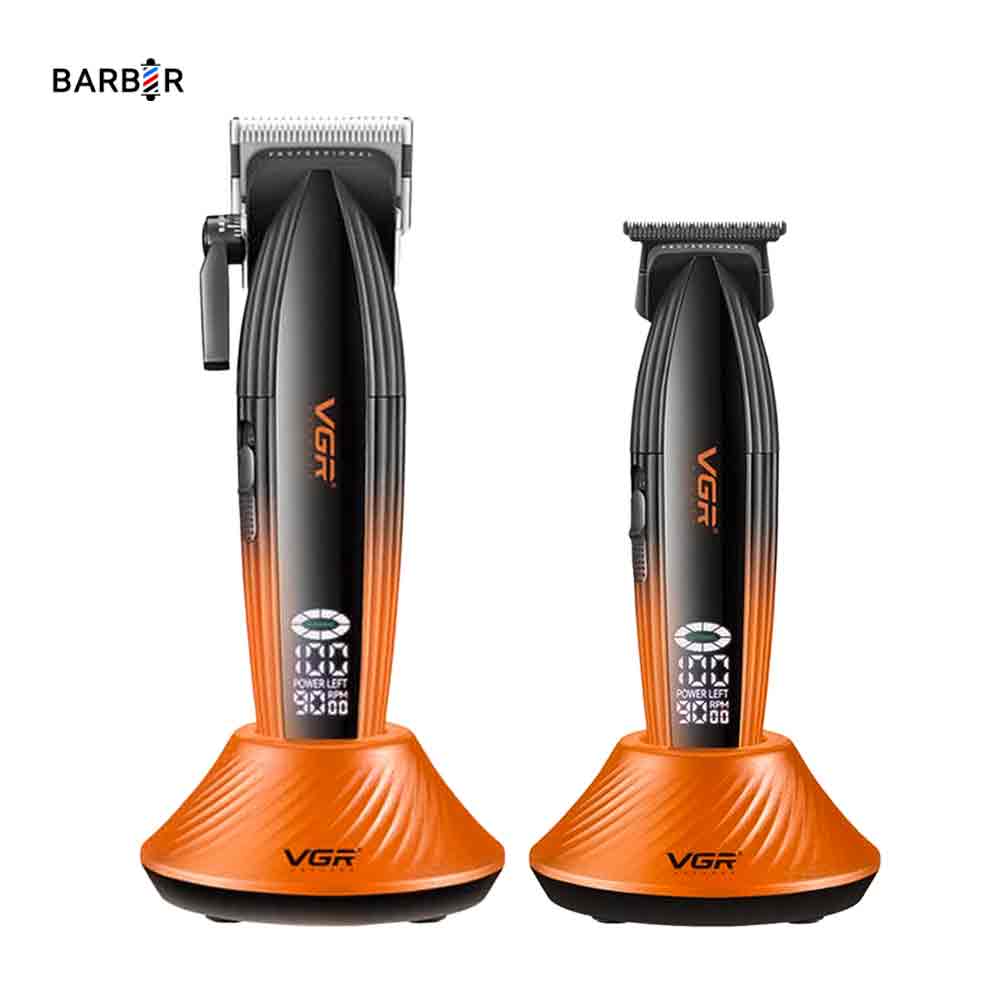 ست ماشین اصلاح وی جی آر V-889C+889T 